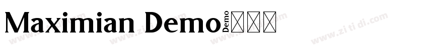 Maximian Demo字体转换